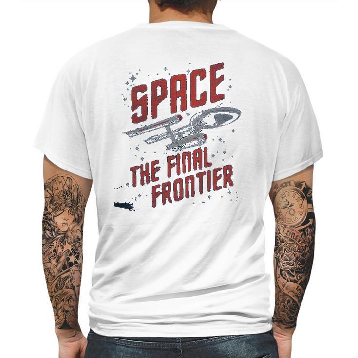 Sons Of Gotham Star Trek Space Travel Mens Back Print T-shirt