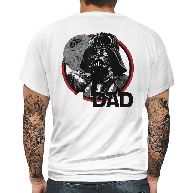 Star Wars Darth Vader 1 Dad Death Star Graphic T-Shirt Mens Back Print T-shirt