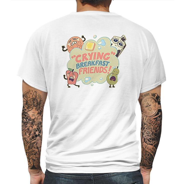 Steven Universe Crying Breakfast Friends Cartoon Network Mens Back Print T-shirt