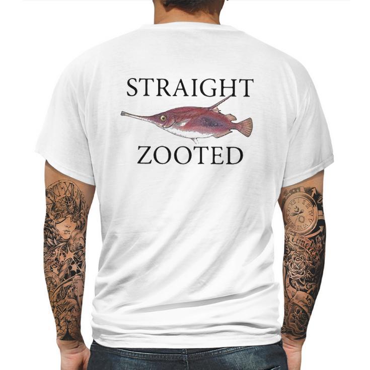 Straight Zooted Mens Back Print T-shirt