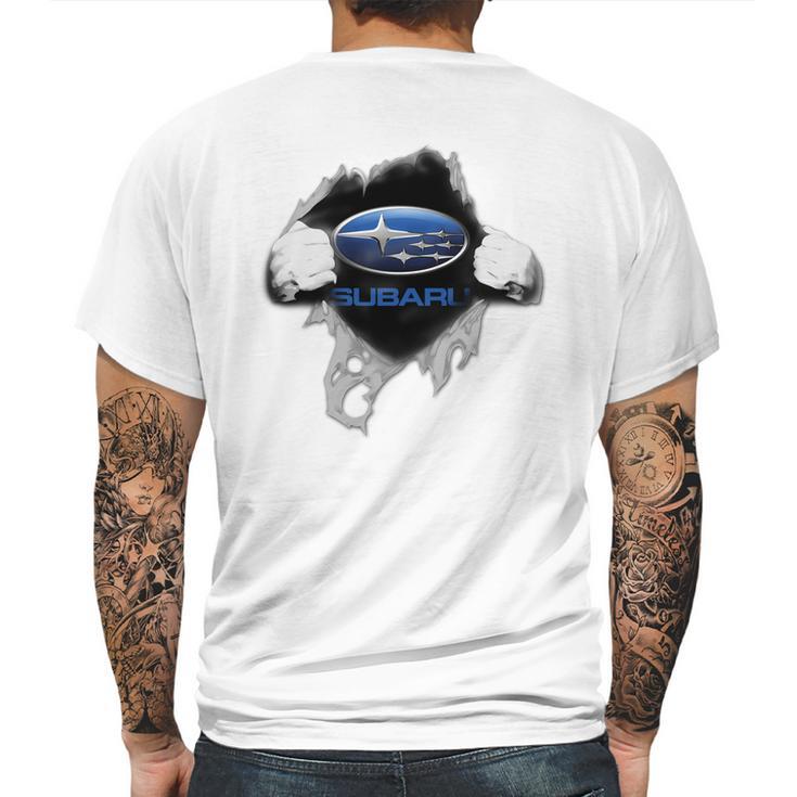 Subaru 2017 Mens Back Print T-shirt