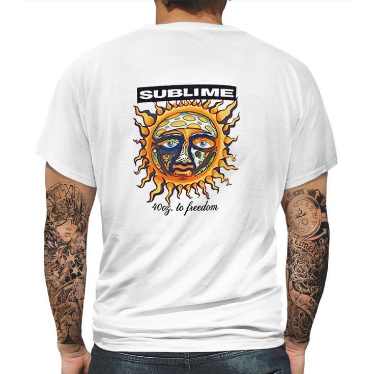 Sublime 40 Oz To Freedom Mens Back Print T-shirt