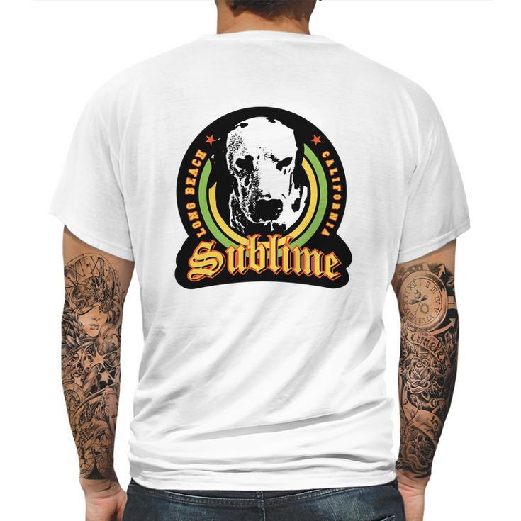 Sublime Long Beach California Mens Back Print T-shirt