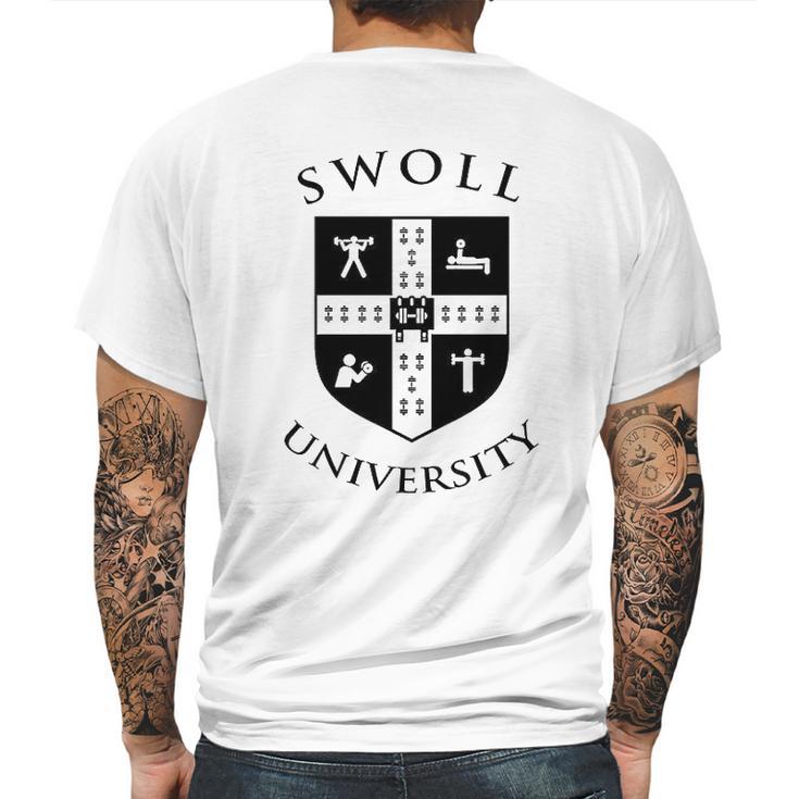 Swoll University Mens Back Print T-shirt