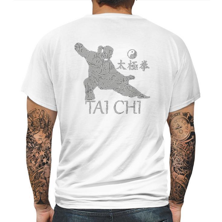 Tai Chi Qi Gong Wu Yang Chen Hao Mens Back Print T-shirt