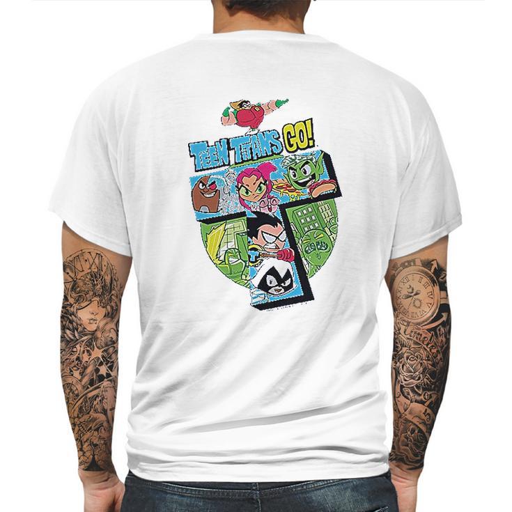 Teen Titans Go  Team Adult Mens Back Print T-shirt