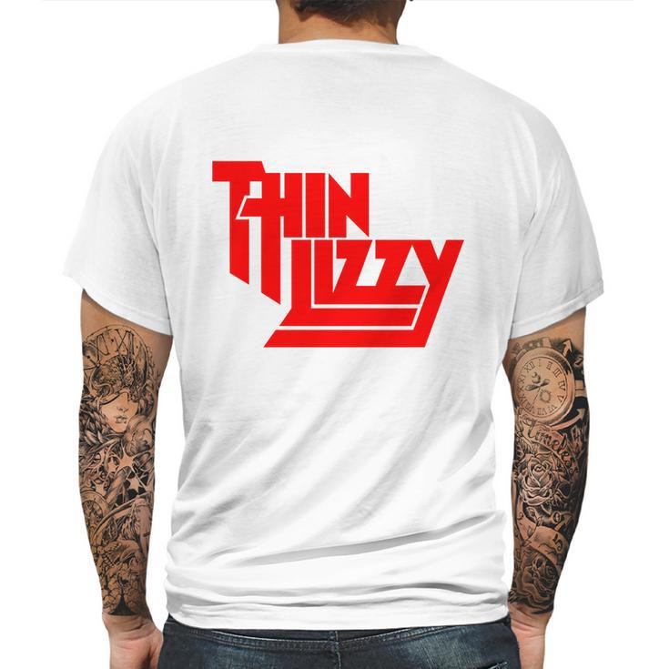 Thin Lizzy Mens Back Print T-shirt