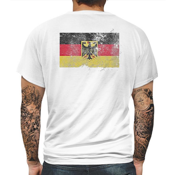 Trunk Candy Distressed Germany Flag Modern Fit Mens Back Print T-shirt