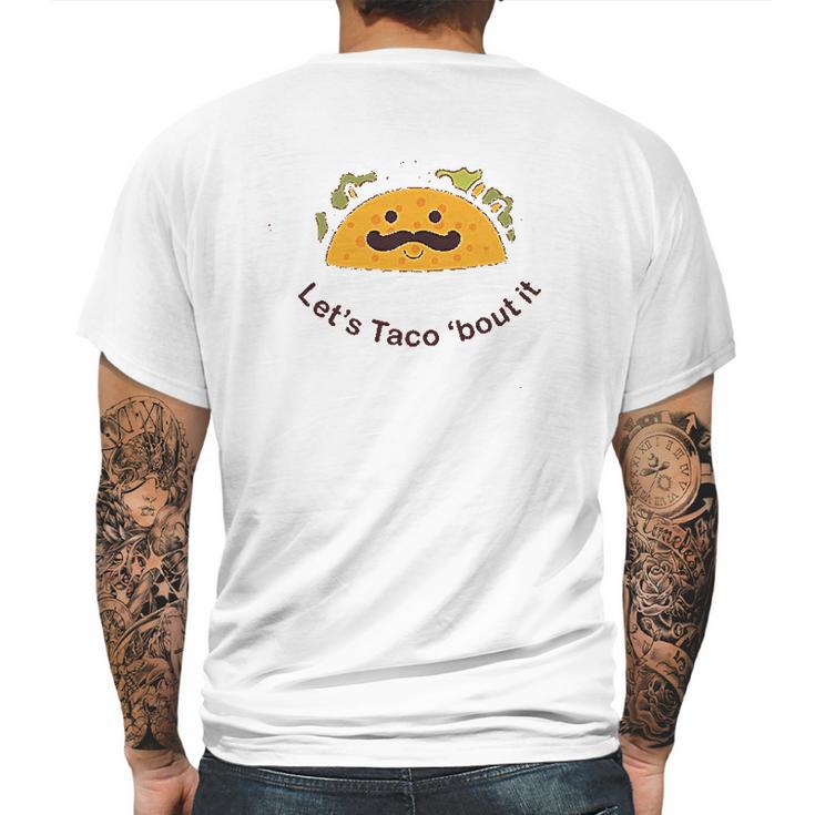 Trunk Candy Lets Taco Bout It  Triblends Mens Back Print T-shirt