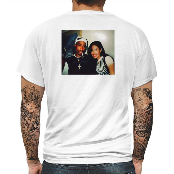 Tupac Shakur And Selena Quintanilla Shirt T Shirt Tee Mens Back Print T-shirt