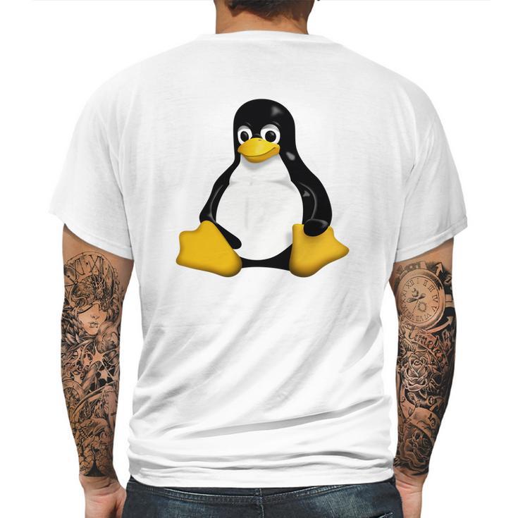 Tux Penguin Linux Official Mascot Logo Icon T-Shirt Mens Back Print T-shirt