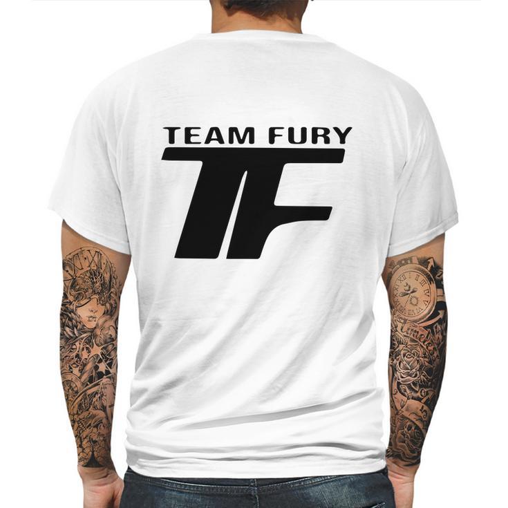 Tyson Fury Logo Black And White Mens Back Print T-shirt