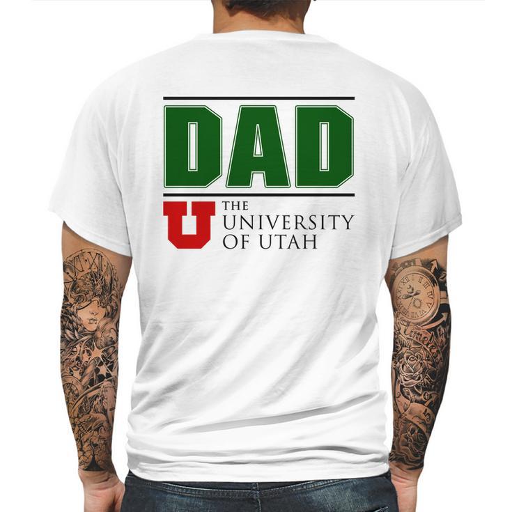 University Of Utah Proud Dad Parents Day 2020 Mens Back Print T-shirt