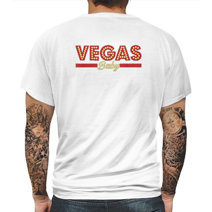 Vegas Baby  Cool Gambling Mens Back Print T-shirt