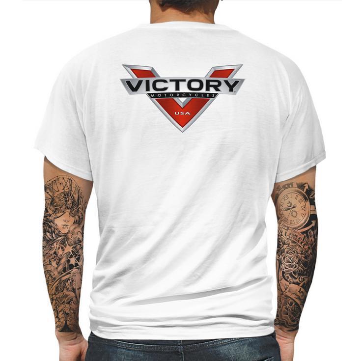 Victory V Motorcycles Usa Tshirts Mens Back Print T-shirt