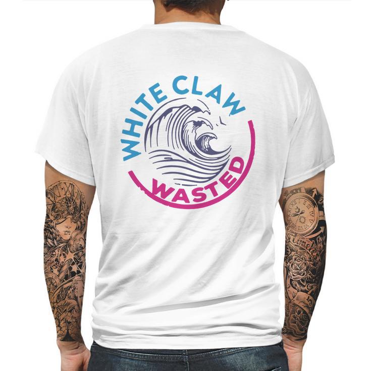 White Claw Wasted T-Shirt Mens Back Print T-shirt