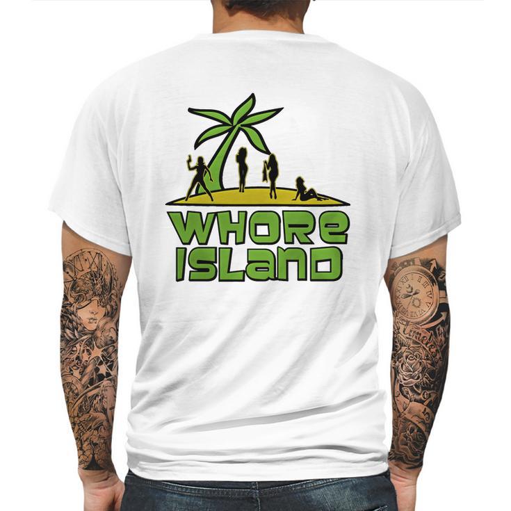 Whore Island Archer T-Shirt Mens Back Print T-shirt