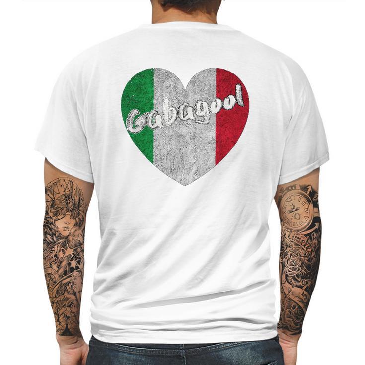 I Will Have The Gabagool Italian Heart Mens Back Print T-shirt