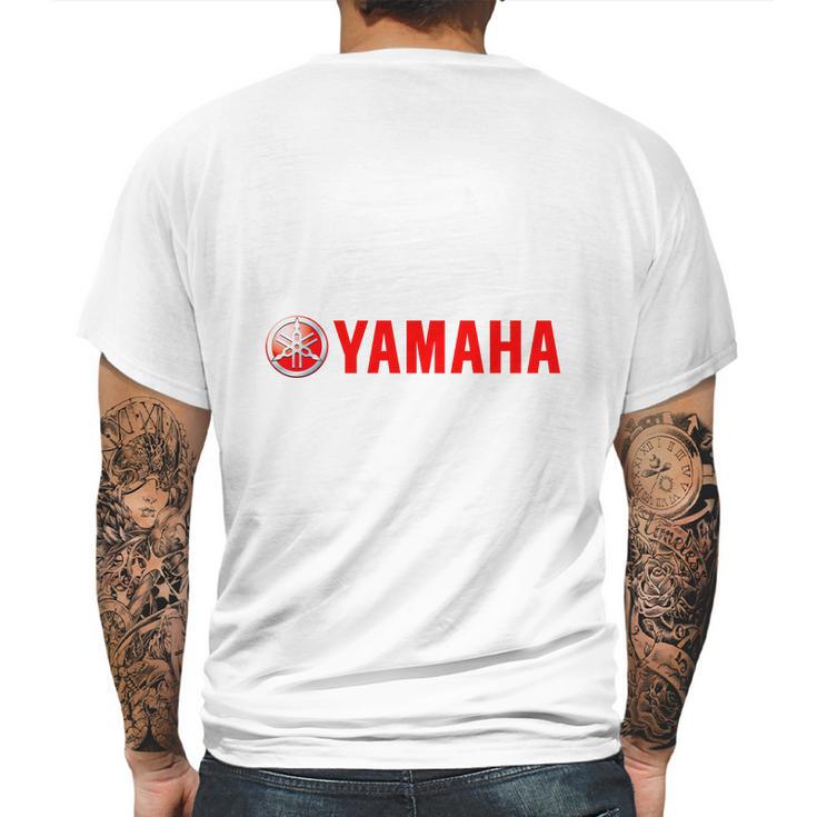 Yamaha Logo Mens Back Print T-shirt