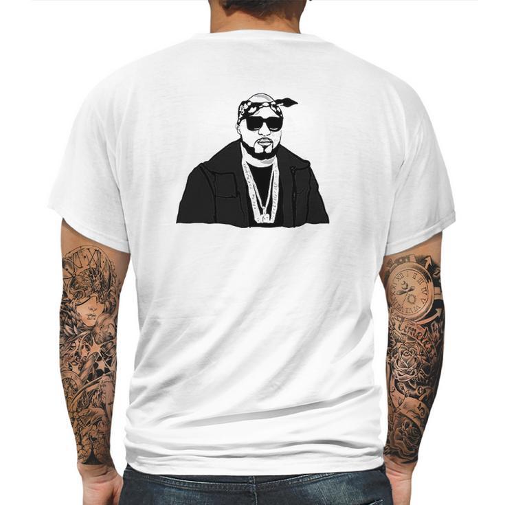 Young Jeezy White Mens Back Print T-shirt