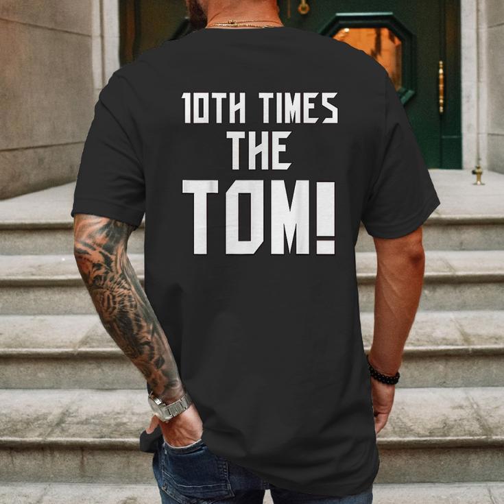 10Th Times The Tom Going To Championship 10 Believe Goat Mens Back Print T-shirt Gifts for Men