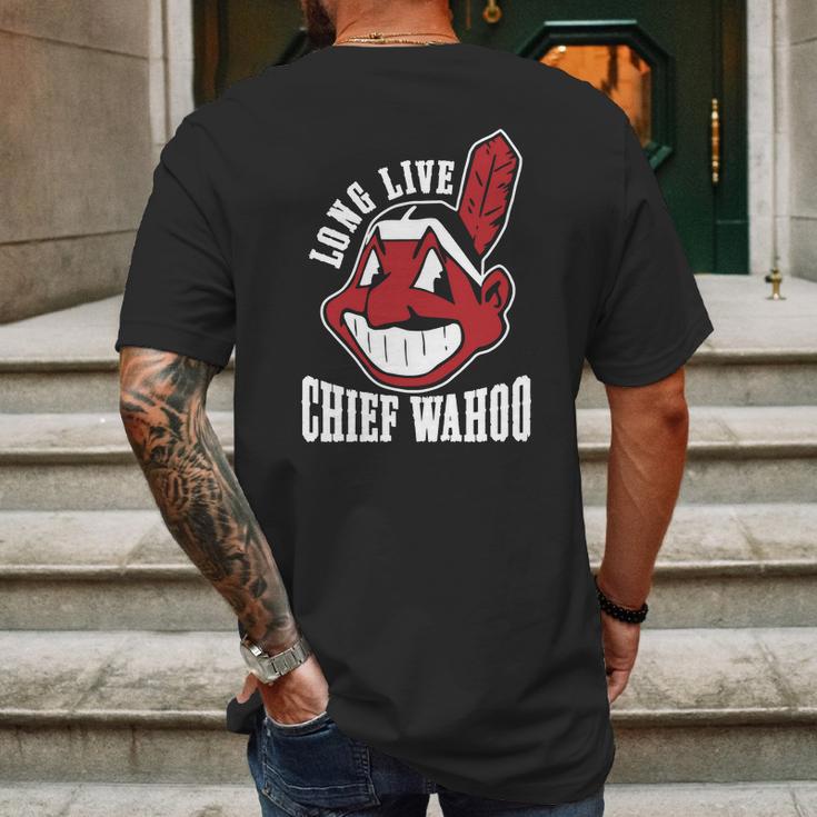 1230270470 Chief Wahoo Long Live Mens Back Print T-shirt Gifts for Men