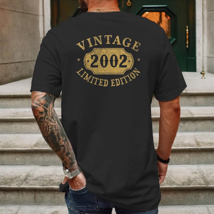 19 Years Old 19Th Birthday Gift Limited 2002 Ver2 Mens Back Print T-shirt Gifts for Men