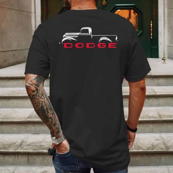 1939 1947 Dodge Pickup Truck Mens Back Print T-shirt Gifts for Men