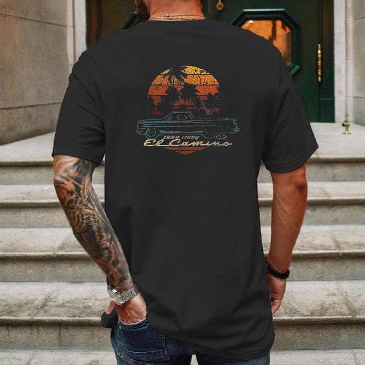 1959 El Camino Sunset Stripes Mens Back Print T-shirt Gifts for Men