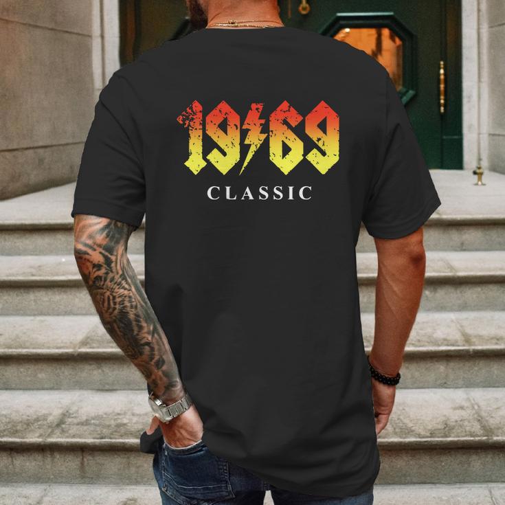 1969 Ac Dc Classic Birthday Rock And Legend Mens Back Print T-shirt Gifts for Men