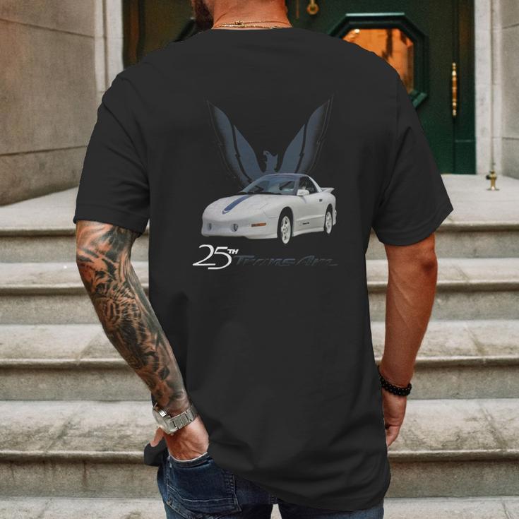 1994 25Th Anniversary Pontiac Trans Am Mens Back Print T-shirt Gifts for Men