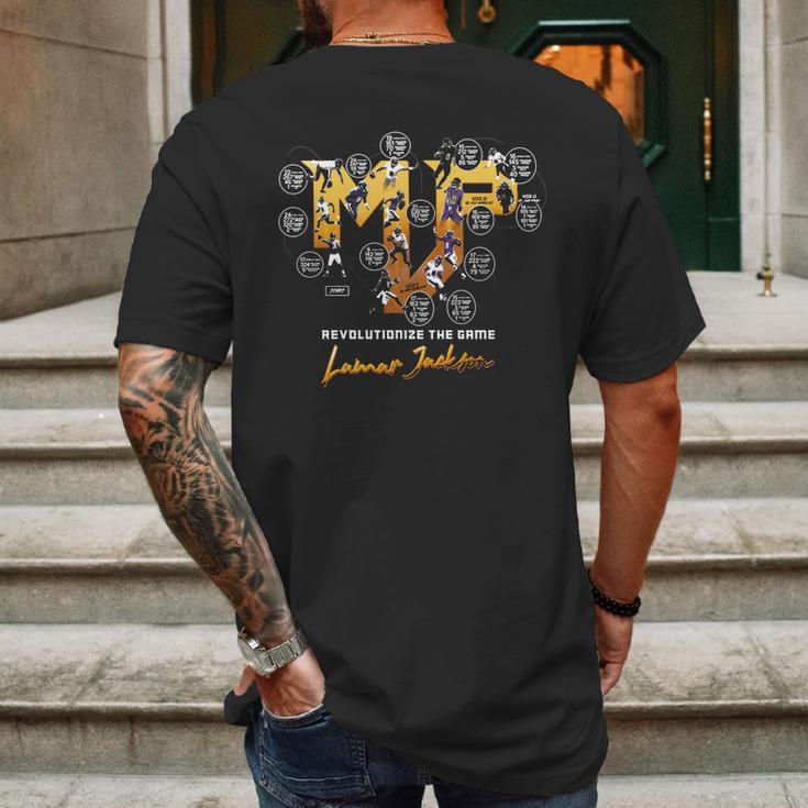 2019 Mvp Revolutionize The Game Lamar Jackson Shirt Mens Back Print T-shirt Gifts for Men