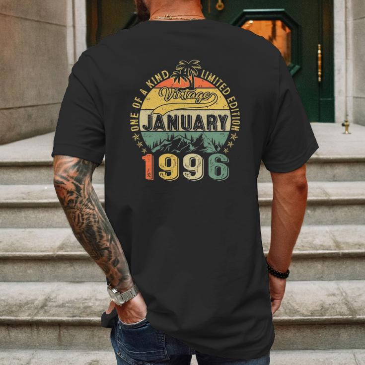 26 Years Old Gifts Vintage 1996 Limited Edition 26Th Bday Mens Back Print T-shirt Gifts for Men