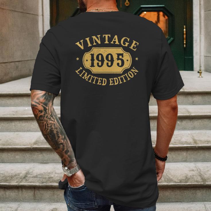 27 Years Old 27Th Birthday Anniversary Best Limited 1995 Mens Back Print T-shirt Gifts for Men