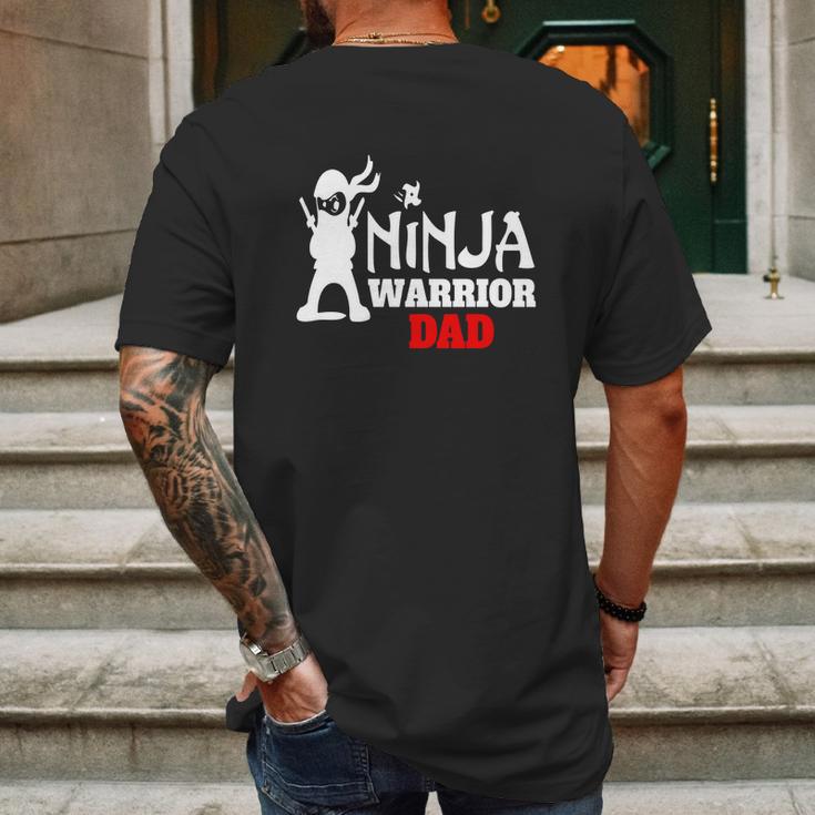 40 Family Mens Ninja Warrior Dad Apparel Fun Family Gift T-Shirt Mens Back Print T-shirt Gifts for Men