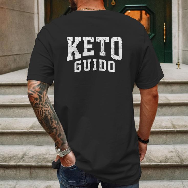 500 Level Keto Guido Mens Back Print T-shirt Gifts for Men