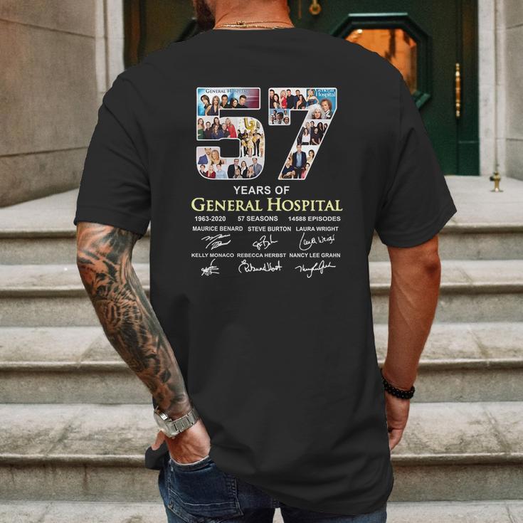 57 Years Of General Hospital 1963 2020 57 Seasons All Characters Signatures Shirtn Mens Back Print T-shirt Gifts for Men