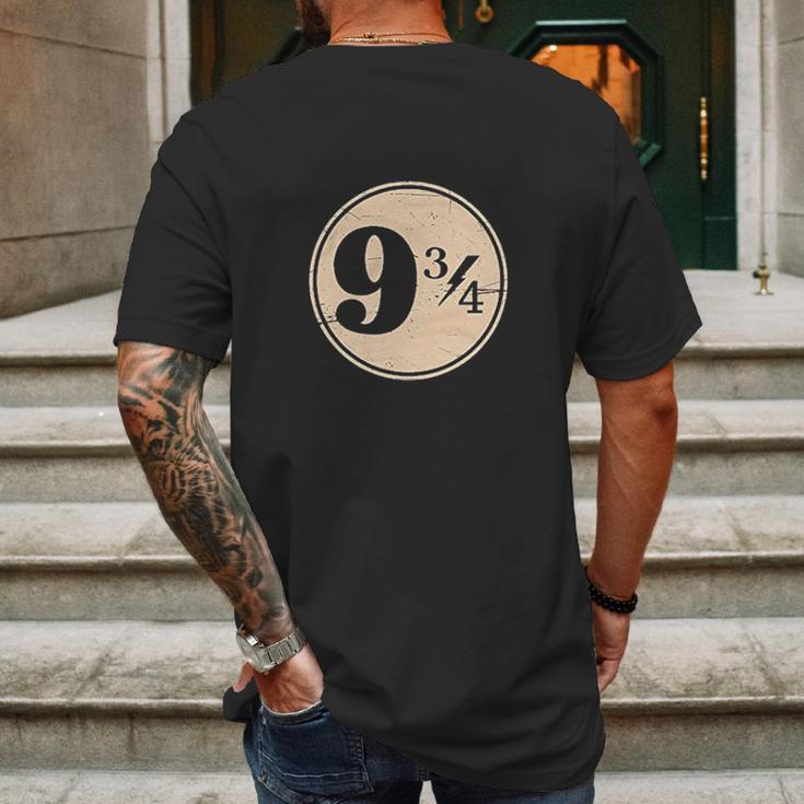 9 34 Nine Three Quarters Harry Potter Hogwarts Mens Back Print T-shirt Gifts for Men