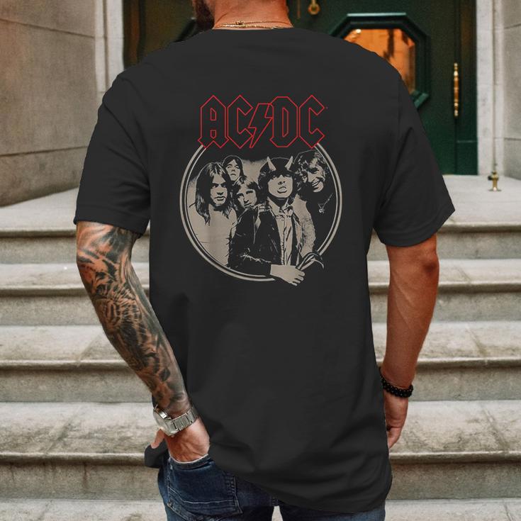 Acdc Print Design Mens Back Print T-shirt Gifts for Men