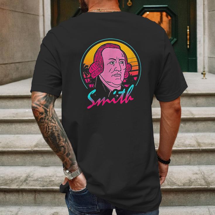 Adam Smith Vintage Mens Back Print T-shirt Gifts for Men