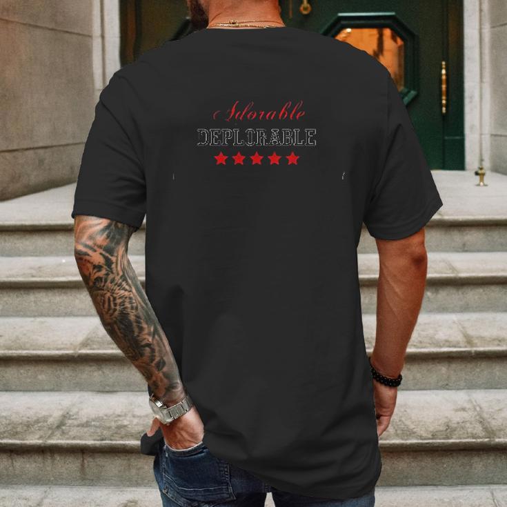 Adorable Deplorable Mens Back Print T-shirt Gifts for Men