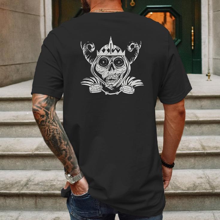 Adventure Time Skull Face Cartoon Network Mens Back Print T-shirt Gifts for Men