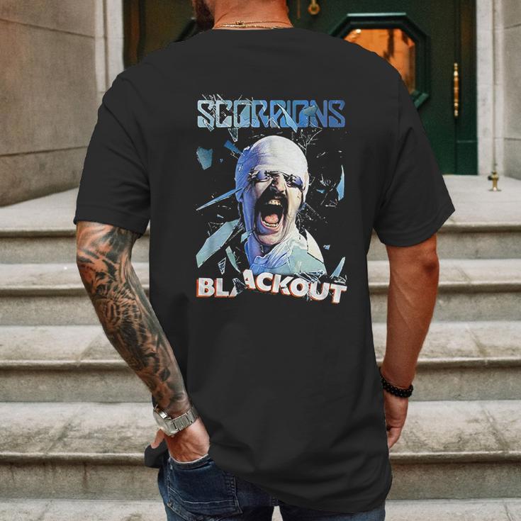 Ae Designs Scorpions Blackout Album Black Mens Back Print T-shirt Gifts for Men