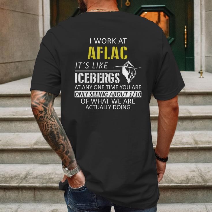 Aflac Shirt Tshirt Mens Back Print T-shirt Gifts for Men