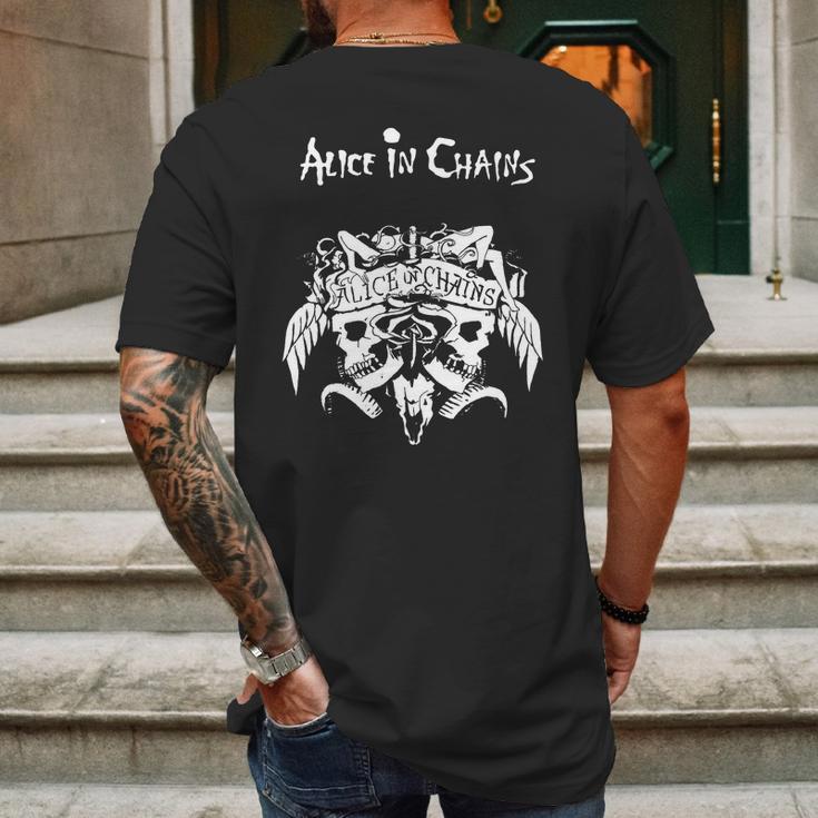 Alice In Chains Mens Back Print T-shirt Gifts for Men