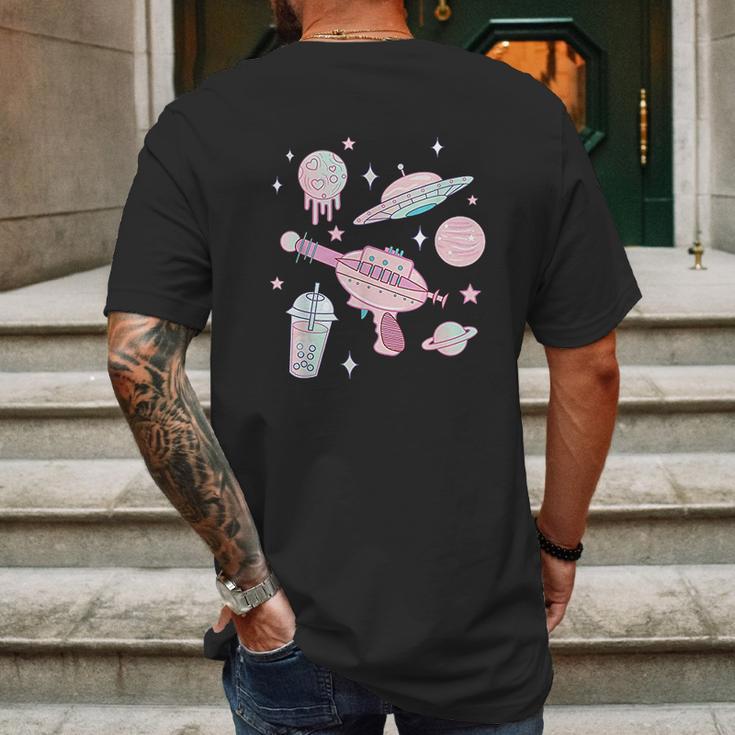 Alien Babe Pastel Goth Kawaii Mens Back Print T-shirt Gifts for Men