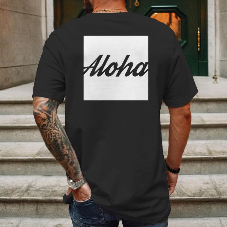 Aloha Tshirt For Men Mens Back Print T-shirt Gifts for Men