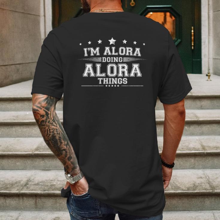 Alora Graphic Design Printed Casual Daily Basic Mens Back Print T-shirt Gifts for Men