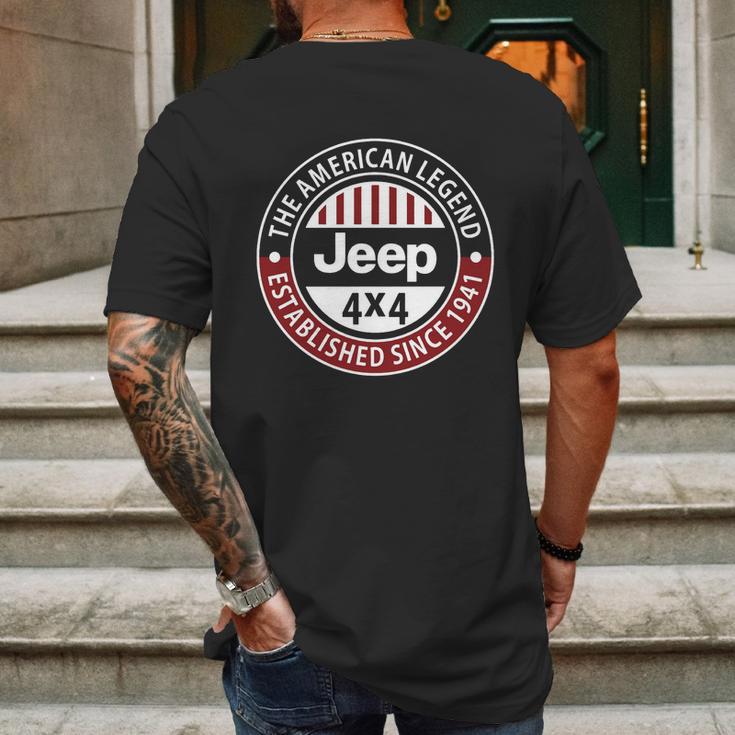 The American Legend Jeep 4X4 Shirt Mens Back Print T-shirt Gifts for Men