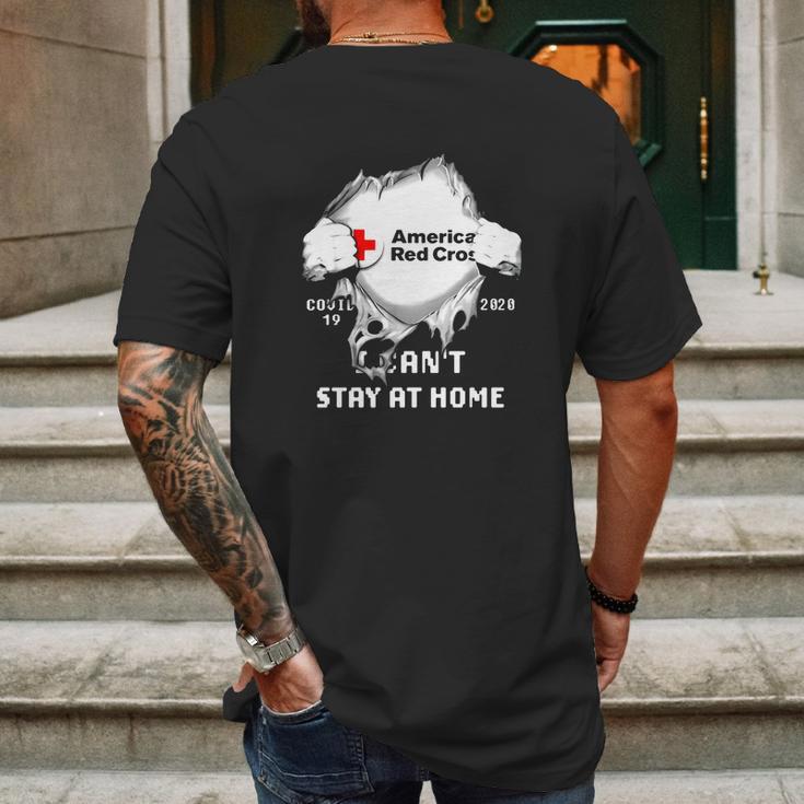 American Red Cross Insides Covid-19 2020 I Can’T Stay At Home Shirtc Mens Back Print T-shirt Gifts for Men